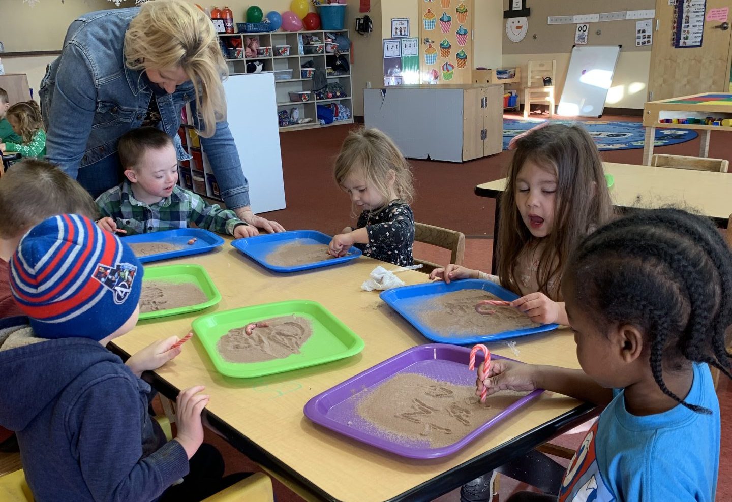Learning with Candy Canes Rainbows United